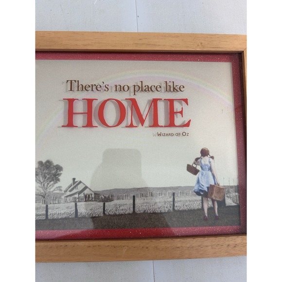 Hallmark Wizard Of Oz There's No Place Like Home Standing Framed Photo Art 11'x9 - Picture 4 of 11